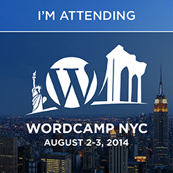 I’m Attending WordCamp NYC – August 2-3, 2014